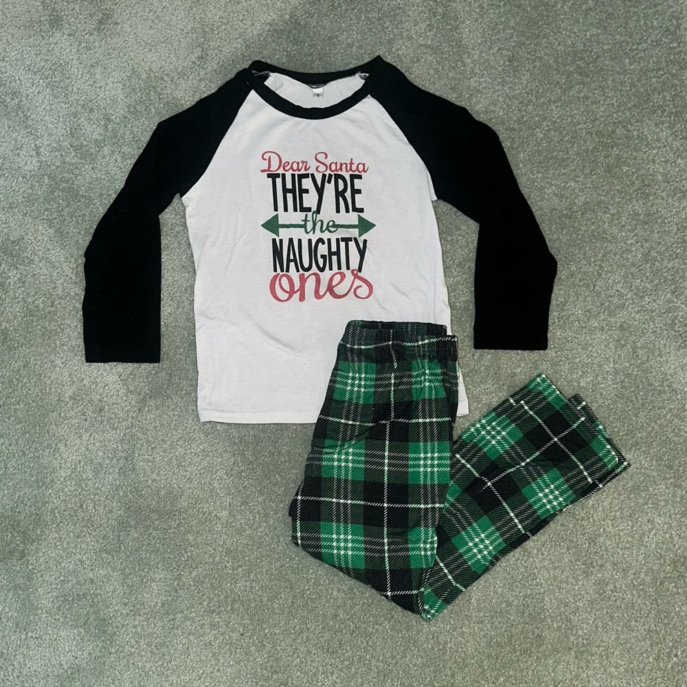 Kids Christmas Plaid Pajamas